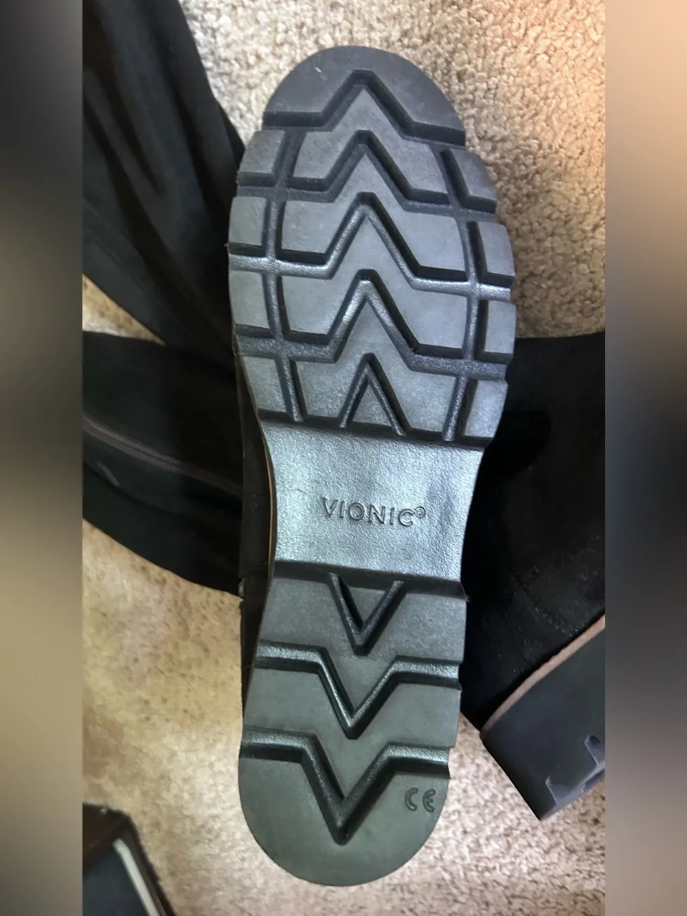 Vionic Black size 9 Ashburn Tall Boots